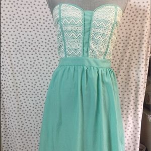 Sea Foam Green Summer Dress